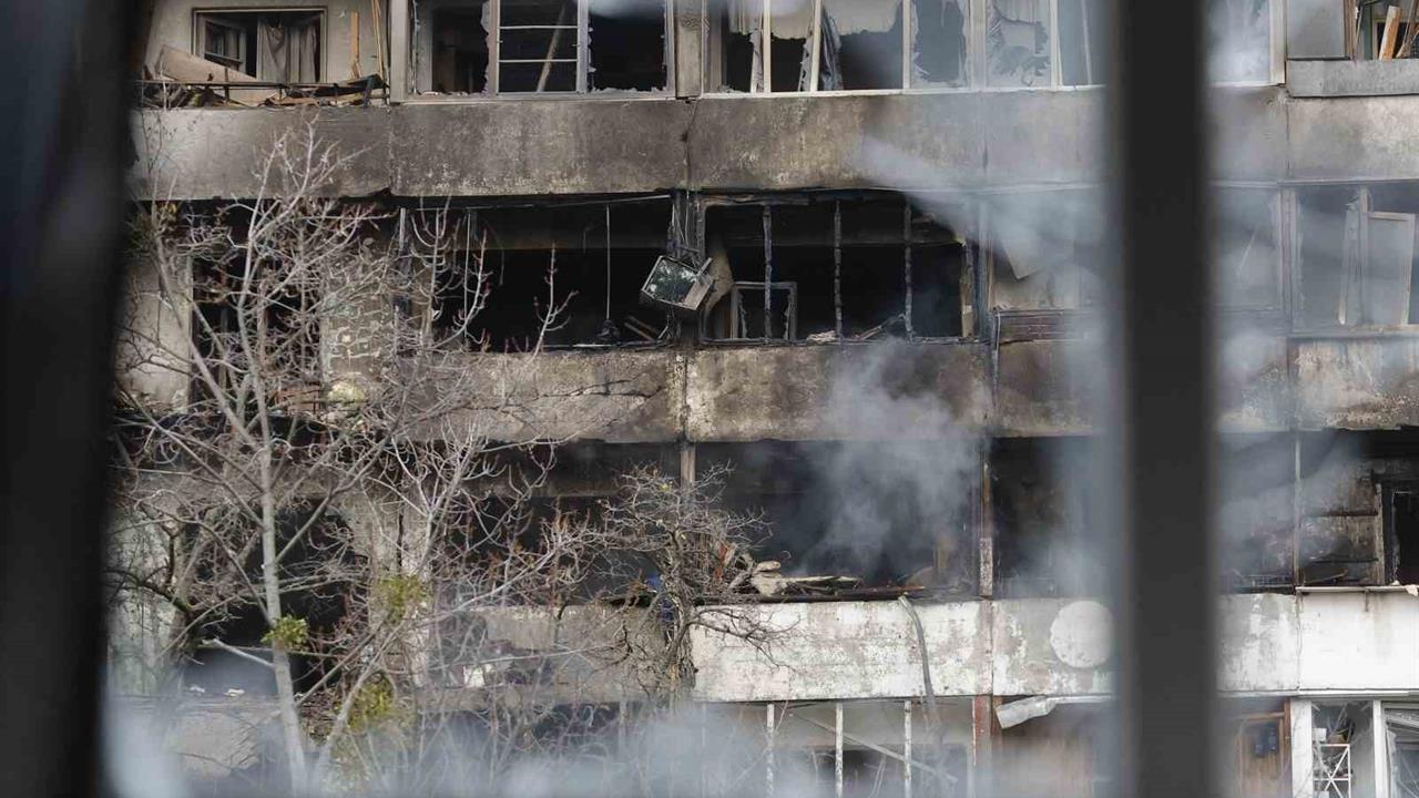 Kiev'de Gerçekleşen Füze ve İHA Saldırısında 6 Kişi Hayatını Kaybetti