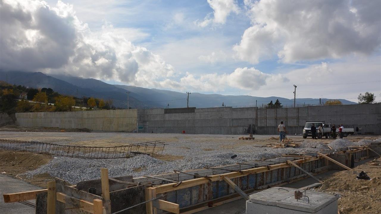 Denizli Babadağ'da Devam Eden Sosyal Tesis Projeleri Yerinde İncelendi