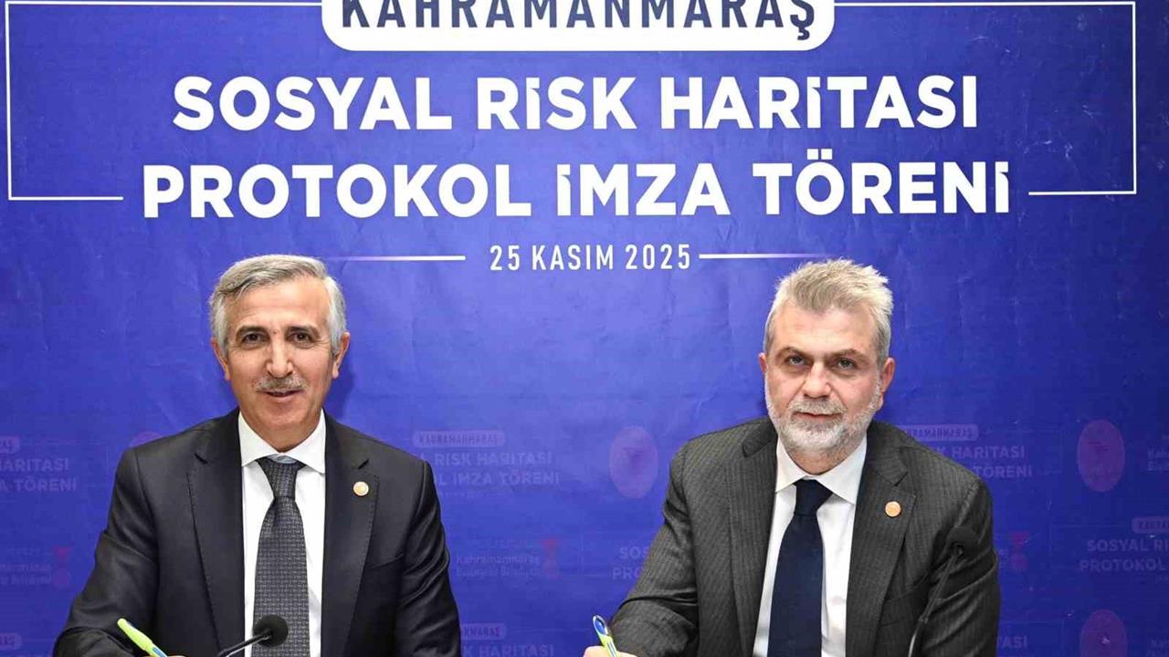 Kahramanmaraş'ta Sosyal Risk Haritası Projesi İmzalandı