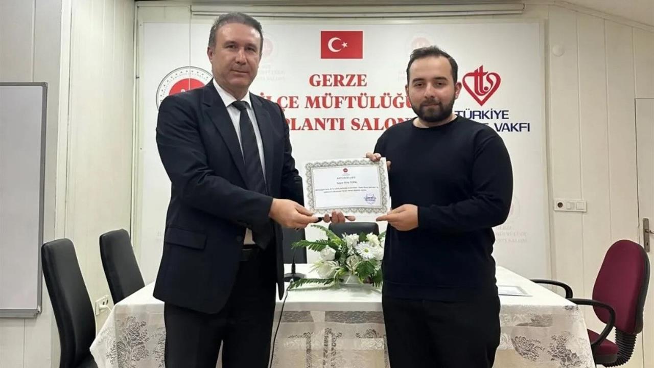 Sinop Gerze'de Genç Din Görevlilerine Yönelik Babalık Bilinci Eğitimi Düzenlendi