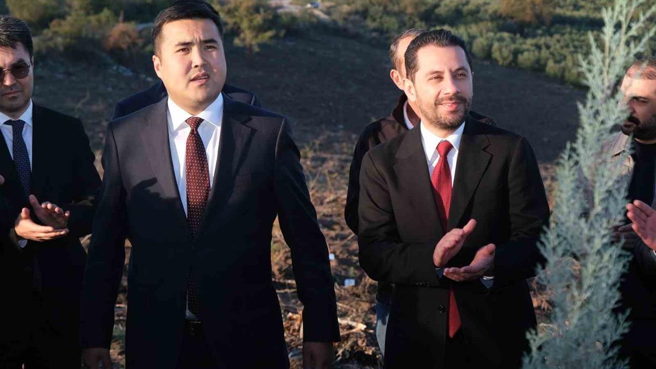 Kırgızistan Bursa'da Fidan Dikim Töreni ile Dostluk İlişkilerini Pekiştirdi