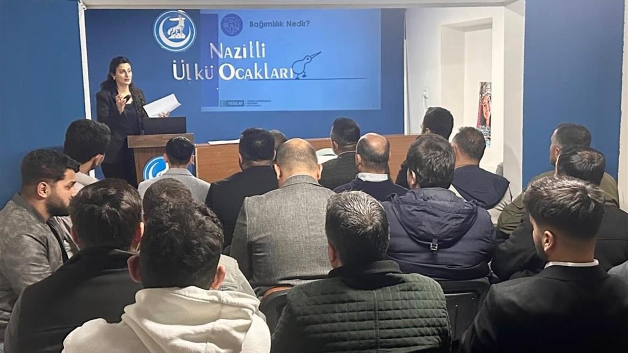 Aydın Nazilli'de Ülkü Ocakları Tarafından Gençlere Yönelik Madde Bağımlılığı Semineri Düzenlendi