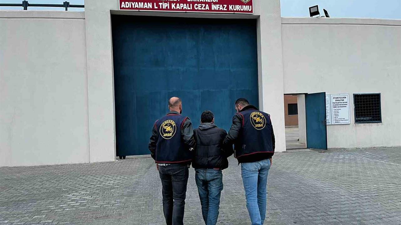Adıyaman'da 13 Yıl Hapis Cezası Bulunan Zanlı F.G. Yakalandı