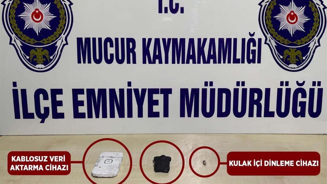 Kırşehir Mucur'da Motorlu Taşıtlar Sınavına Yasa Dışı Yöntemlerle Girmeye Çalışan Şüpheli Ele Geçirildi