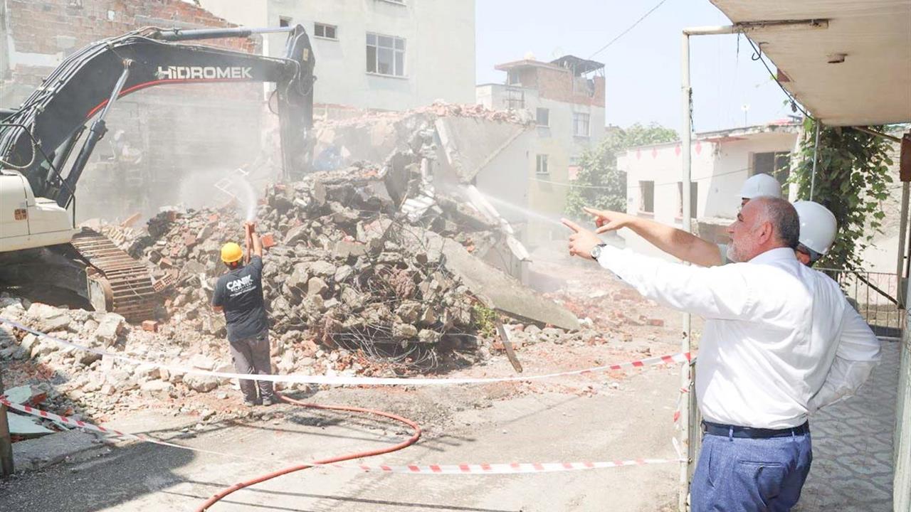 Samsun Canik'te 741 Depreme Dayanıksız Bina Yıkılıyor