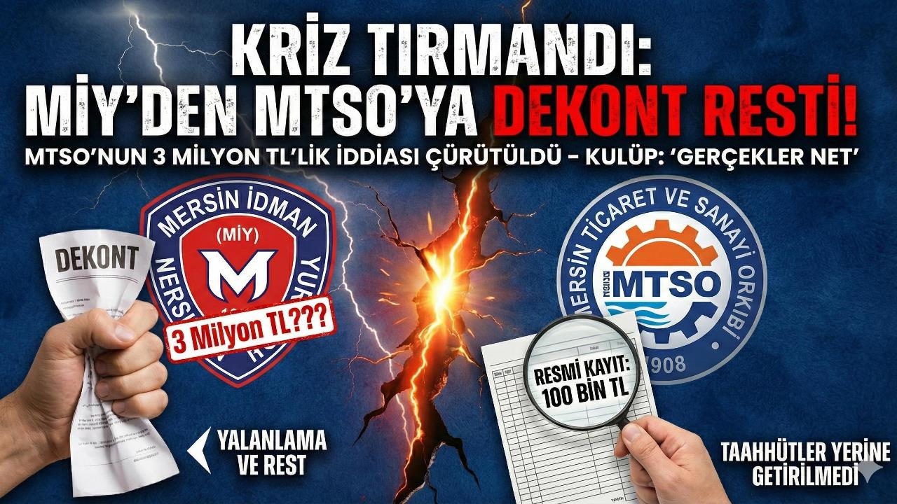 Kriz Tırmanıyor: Yeni MİY Yönetiminden MTSO'ya Yalanlama ve Dekont Resti!