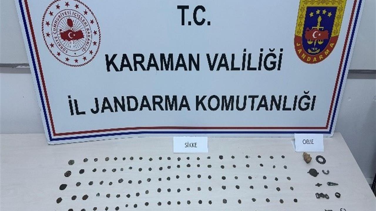 Karaman'da Jandarma Uygulamalarında 148 Sikke ve 10 Tutuklama Gerçekleşti