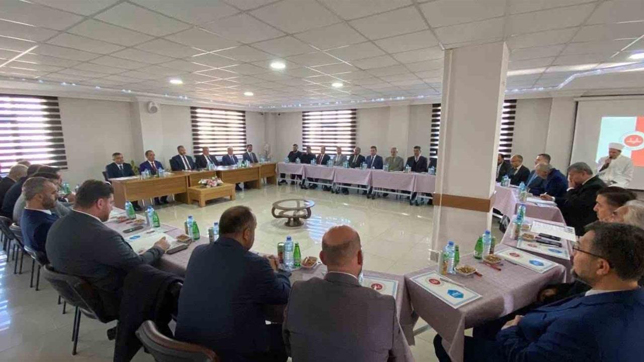Konya Bozkır'da Müftüler Aylık Değerlendirme Toplantısı Gerçekleştirdi