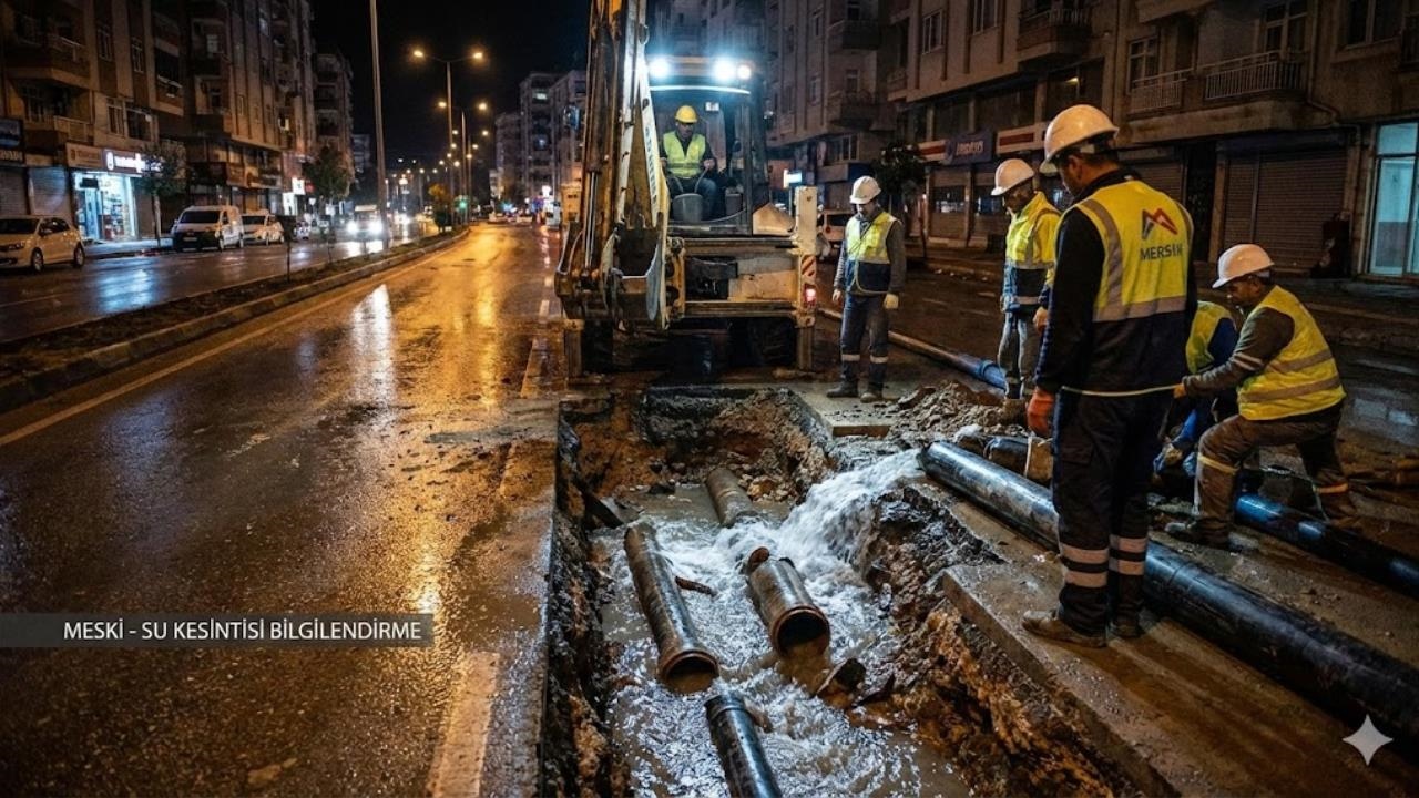 Mersin Su Kesintileri – 29 Kasım 2025 Cumartesi