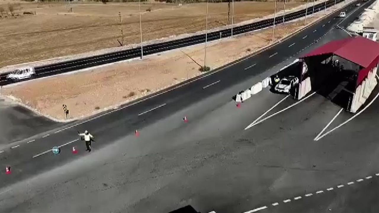 Batman Gercüş'te Dron Destekli Trafik Denetiminde Sürücülere Uyarılar Yapıldı