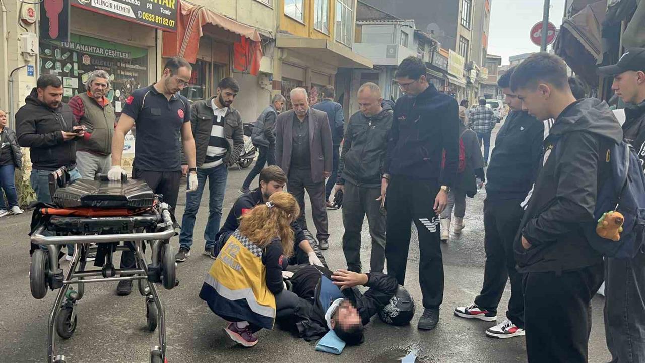 Tekirdağ Çorlu'da İki Ayrı Motosiklet Kazasında İki Kişi Yaralandı