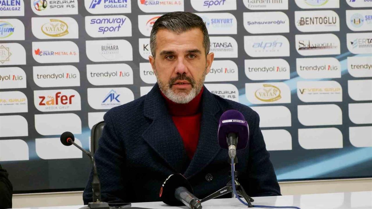 İstanbul'da Teknik Direktör Mustafa Alper Avcı, Erzurumspor FK Mağlubiyetini Değerlendirdi