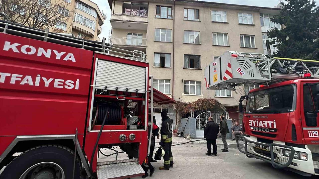 Konya Selçuklu'da Kombi Patlaması Sonrası Yangında 1 Kişi Yaralandı