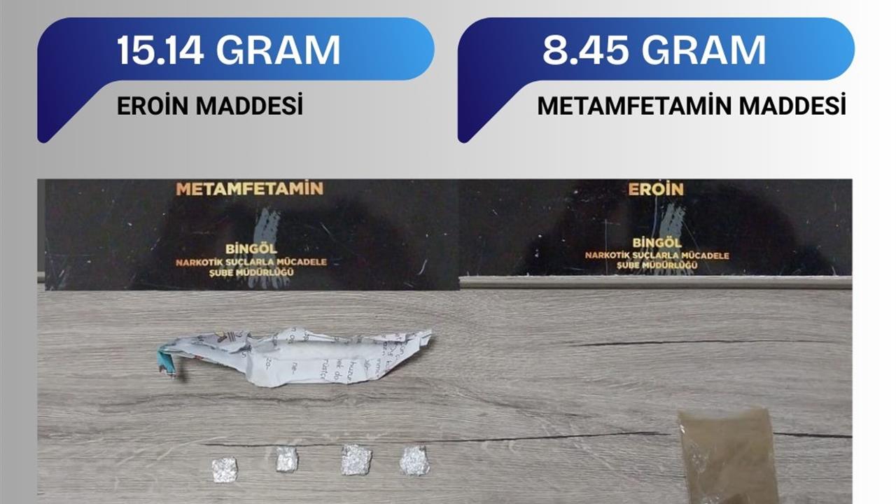 Bingöl Merkez'de Gerçekleştirilen Uyuşturucu Operasyonunda Şüpheli Tutuklandı