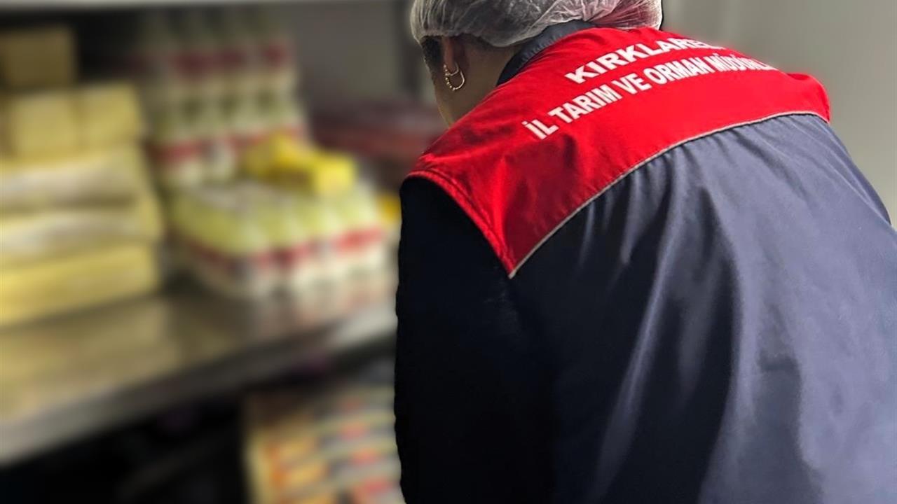 Kırklareli Merkez'deki Gıda İşletmelerine Yapılan Denetimlerde Uygunsuz Ürünlere El Konuldu