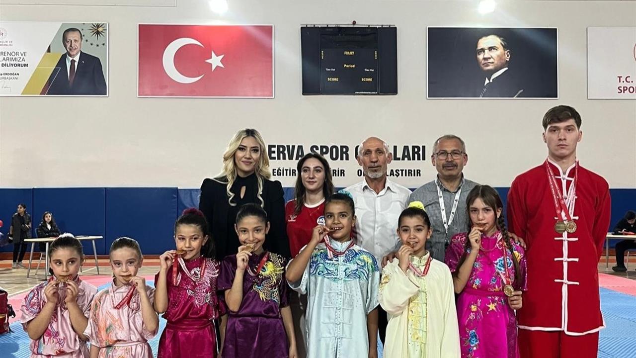 Kayseri'de Wushu İl Seçmelerinde Kayseri Spor A.Ş 8 Altın Madalya Kazandı