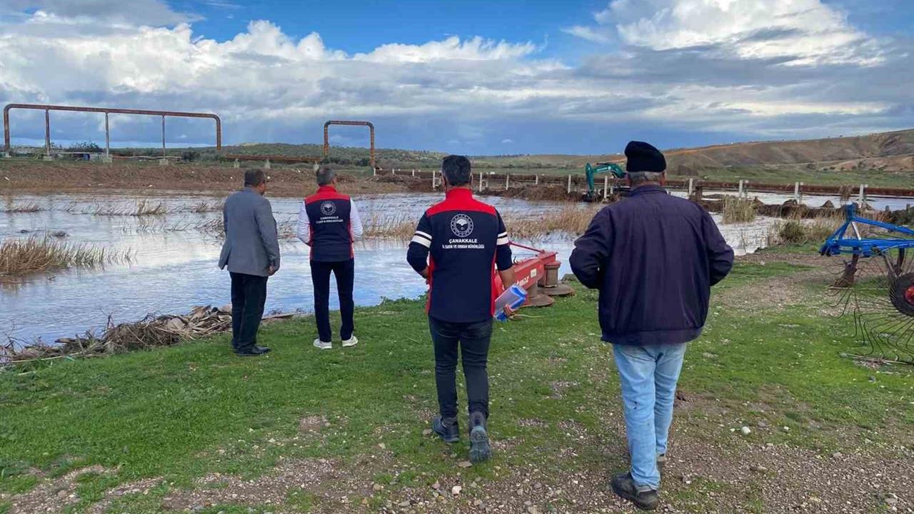 Çanakkale'de Yağışların Neden Olabileceği Hasarlar İçin Çalışmalar Sürüyor