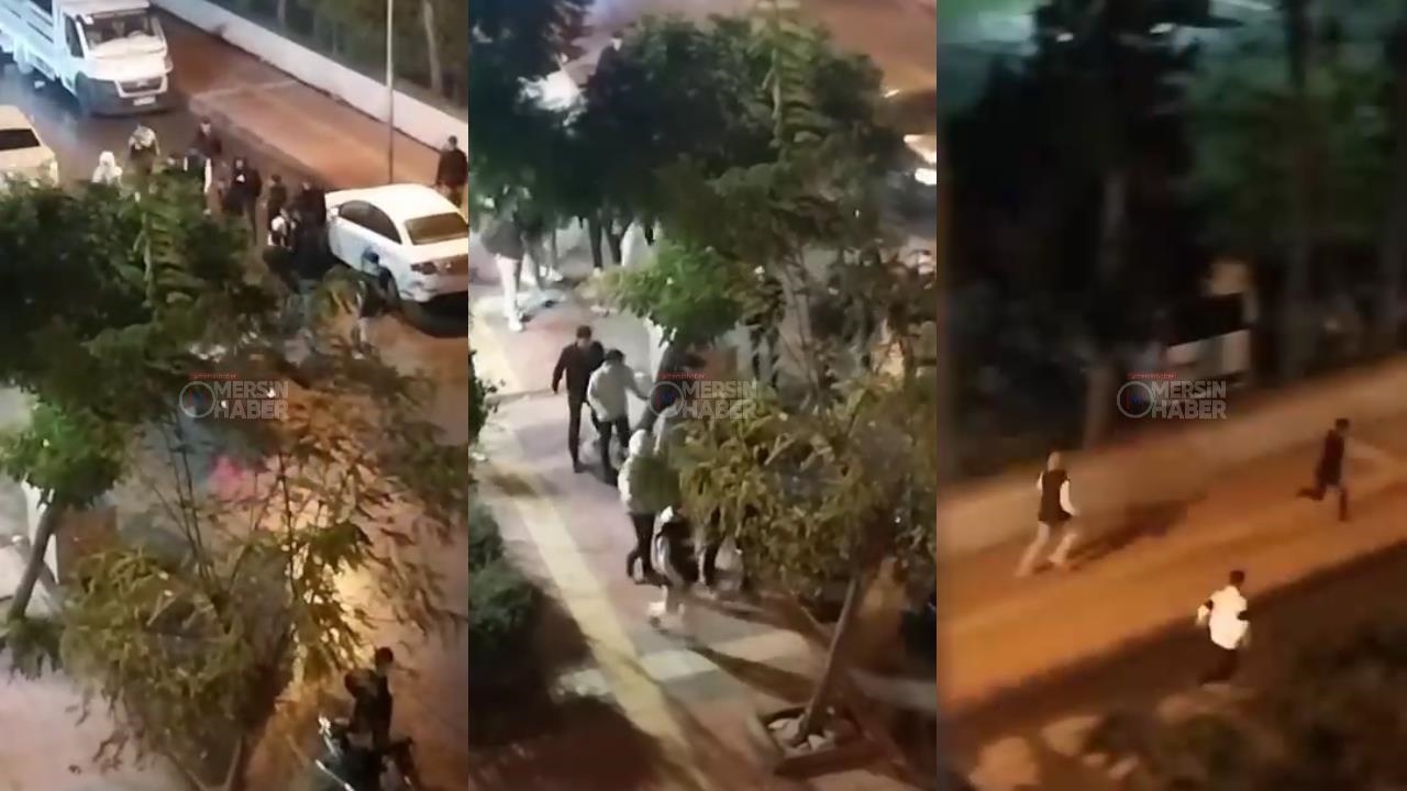 Gergin Anlar Kamerada: Mersin’de Sokak Kavgası Paniği