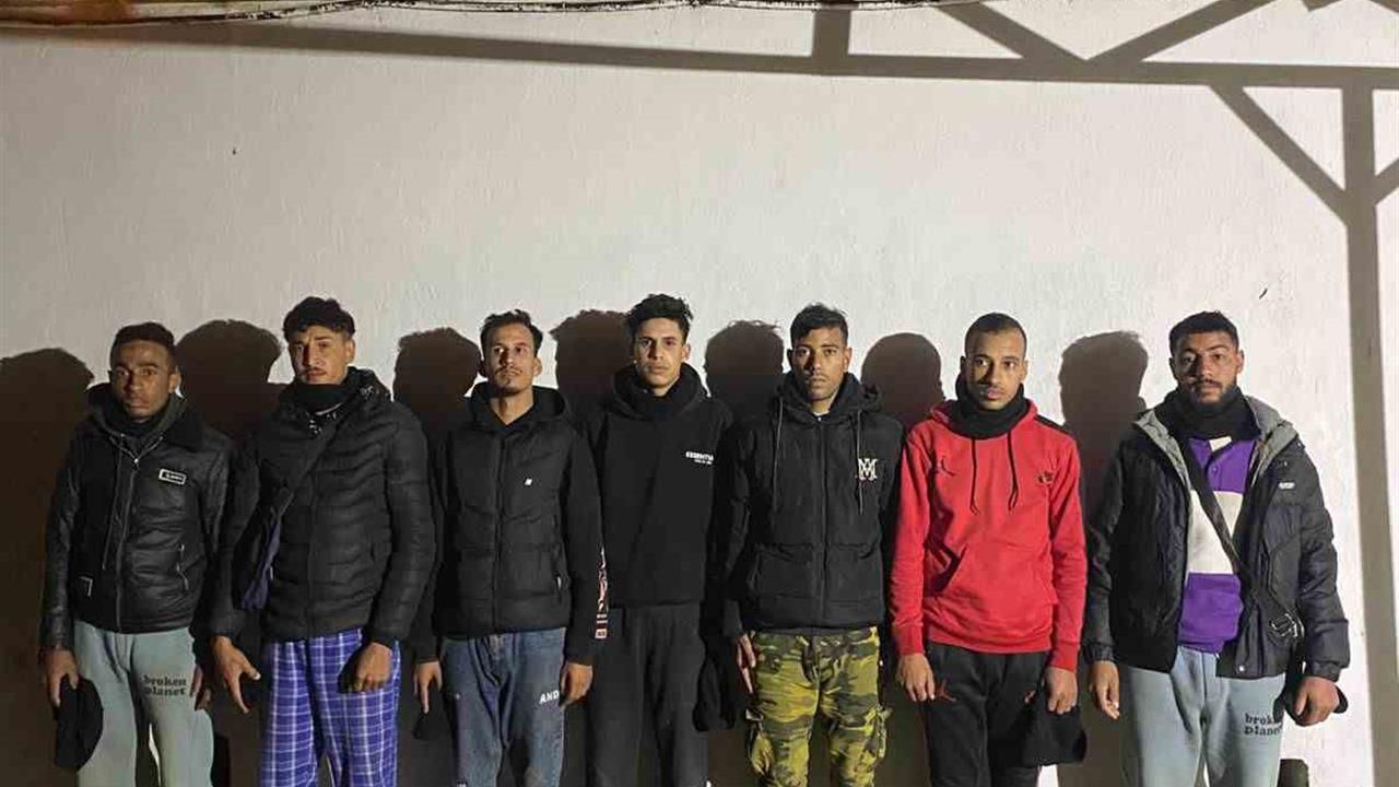 Edirne Uzunköprü'de Yunanistan'a Geçmeye Çalışan 7 Düzensiz Göçmen Yakalandı