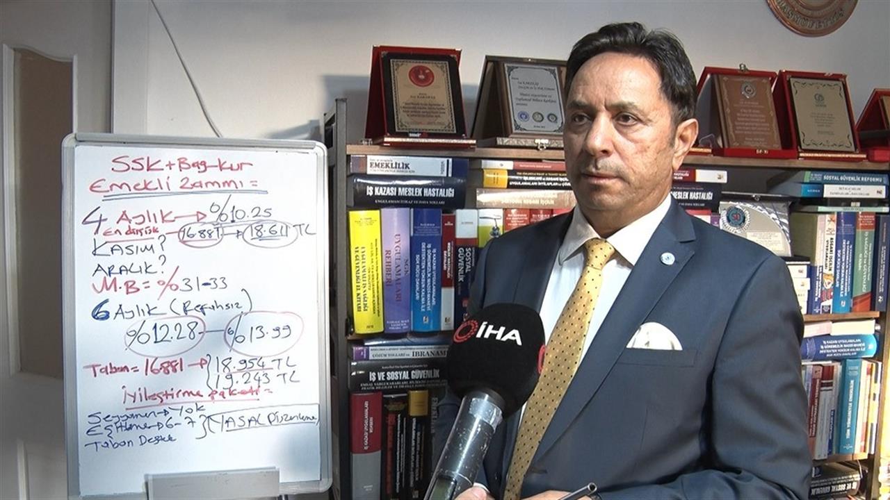 Ankara'da SSK ve BAĞ-KUR emeklilerine yönelik zam oranları açıklandı.