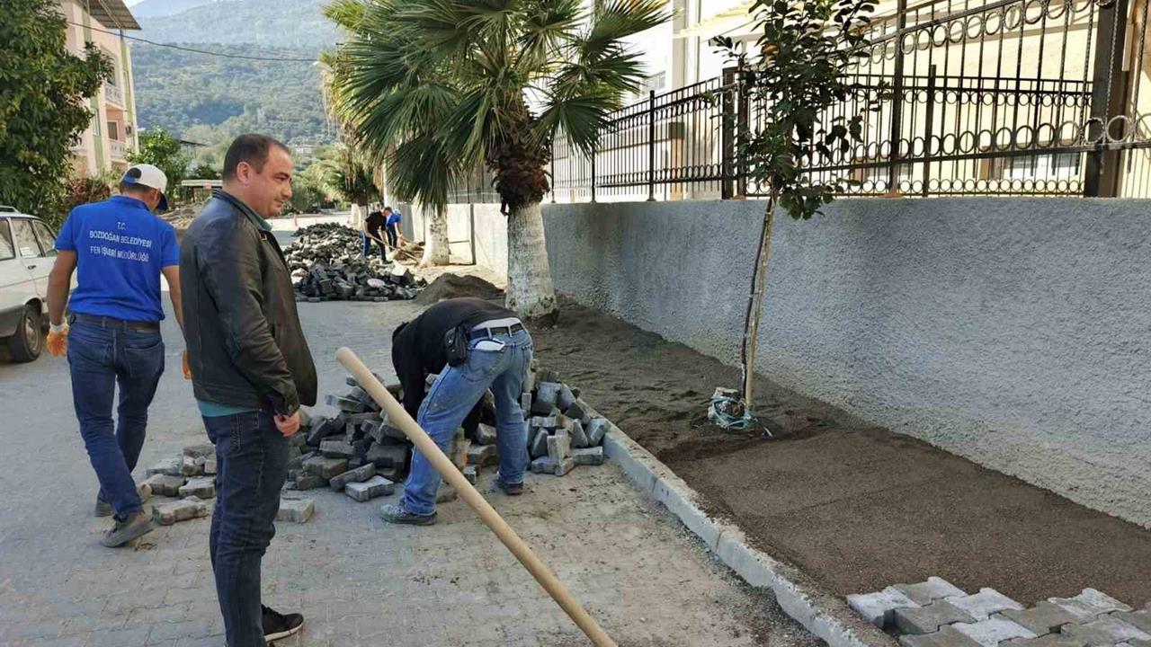 Bozdoğan'da Okullardaki Çevre Düzenlemeleri Tamamlandı