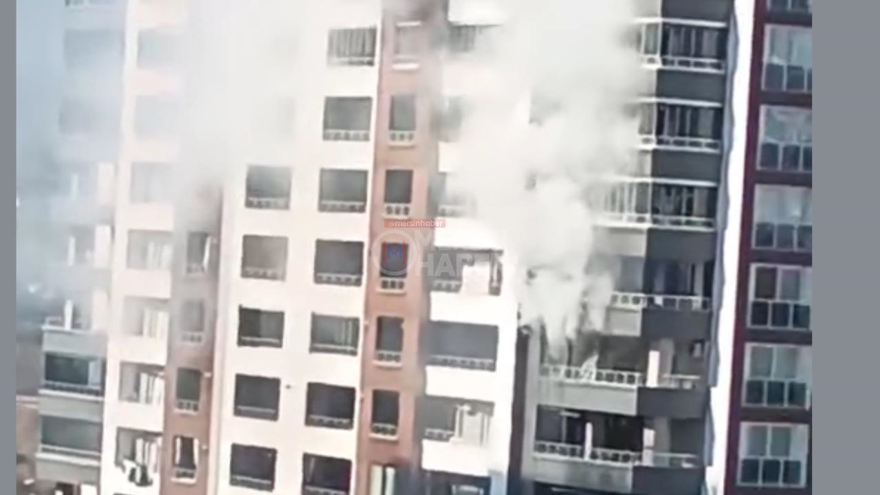 Tece Akdeniz Konutları'nda Yangın: 6. Katta Korku Dolu Anlar