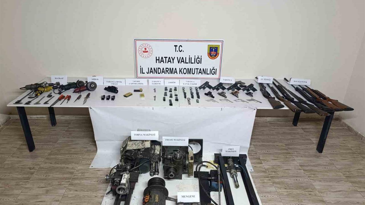 Hatay Payas'ta Silah Yapım Atölyesi Bulundu ve Bir Şahıs Tutuklandı