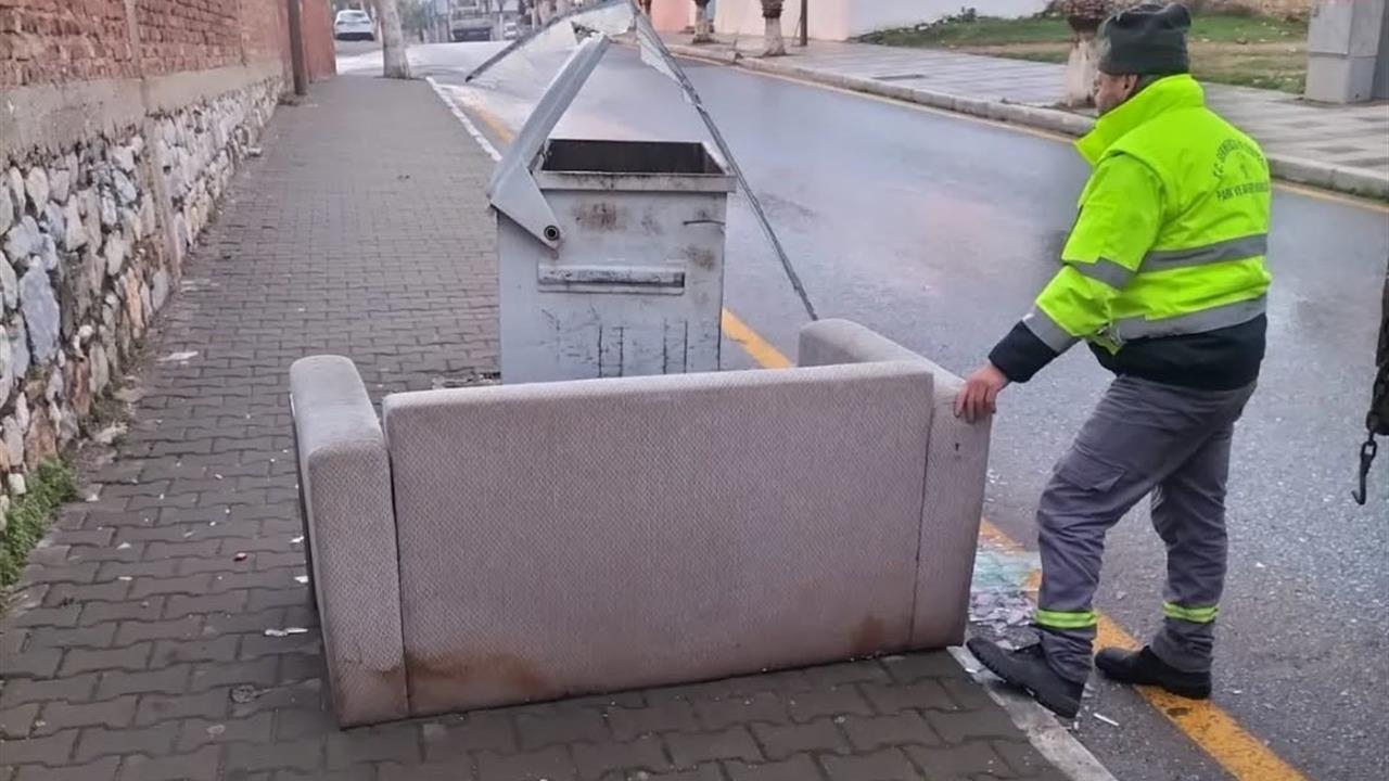 Germencik'te Temizlik ve Bakım Çalışmaları Hız Kesmeden Devam Ediyor