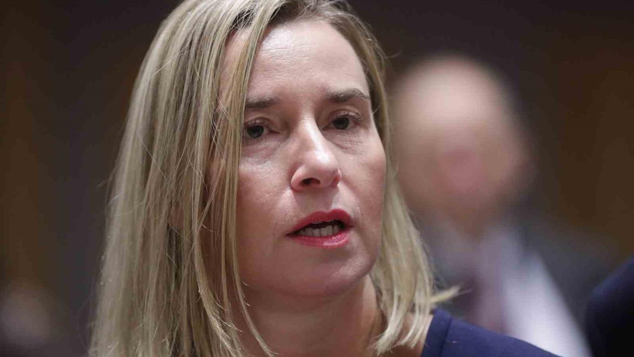 Brüksel'de Eski AB Yüksek Temsilcisi Mogherini Yolsuzluk Gözaltısında