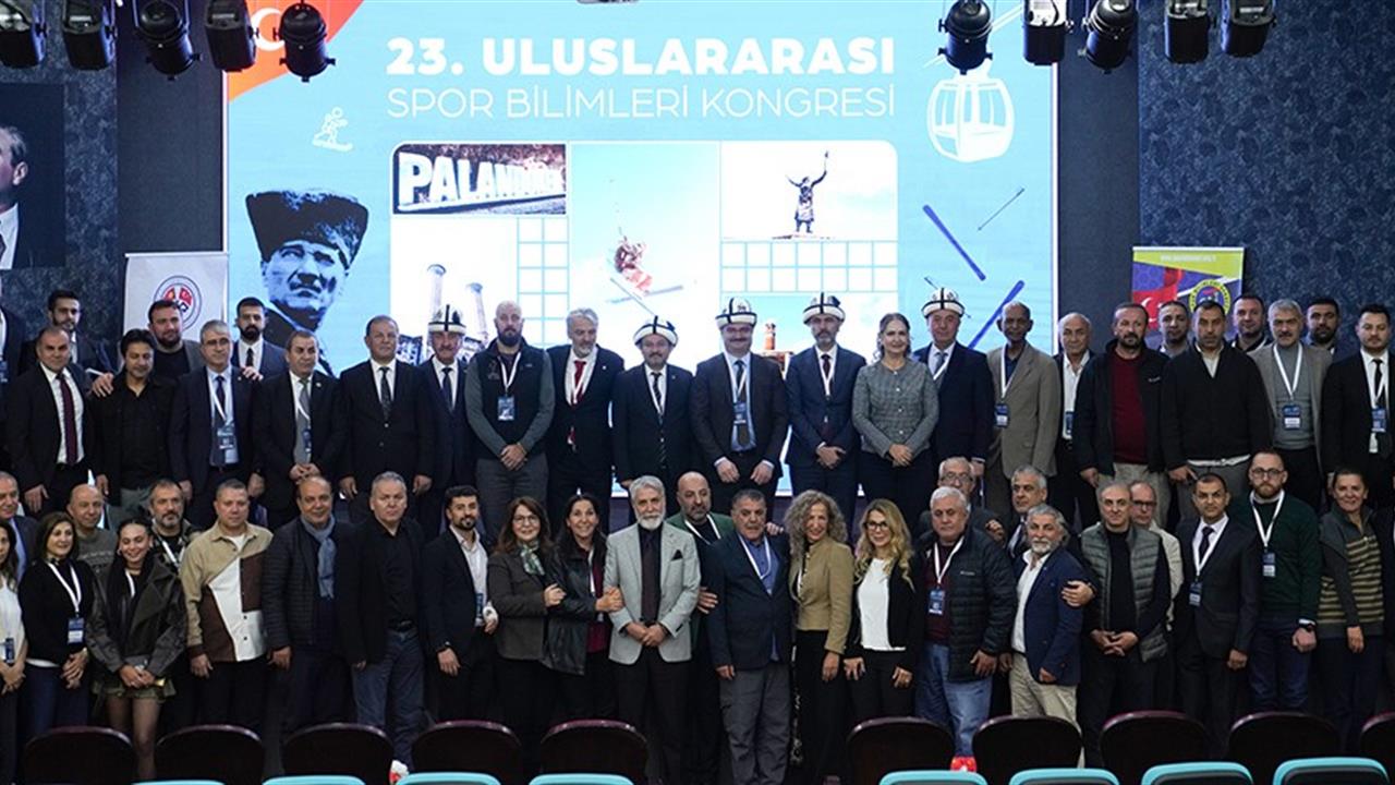 Erzurum'da 23. Uluslararası Spor Bilimleri Kongresi, ETÜ ve Atatürk Üniversitesi iş birliğiyle düzenleniyor.