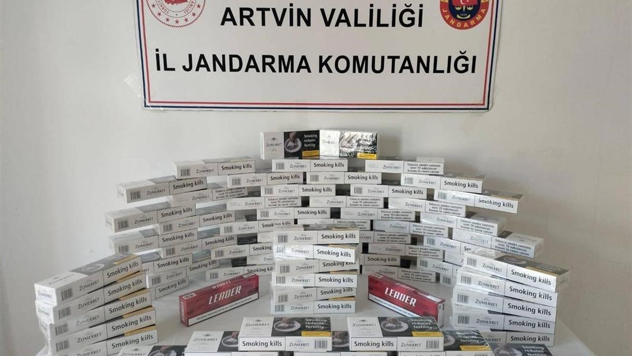Artvin'de Jandarma, Kaçak Ürünlere Yönelik Operasyonda 26 Şüpheli Yakaladı