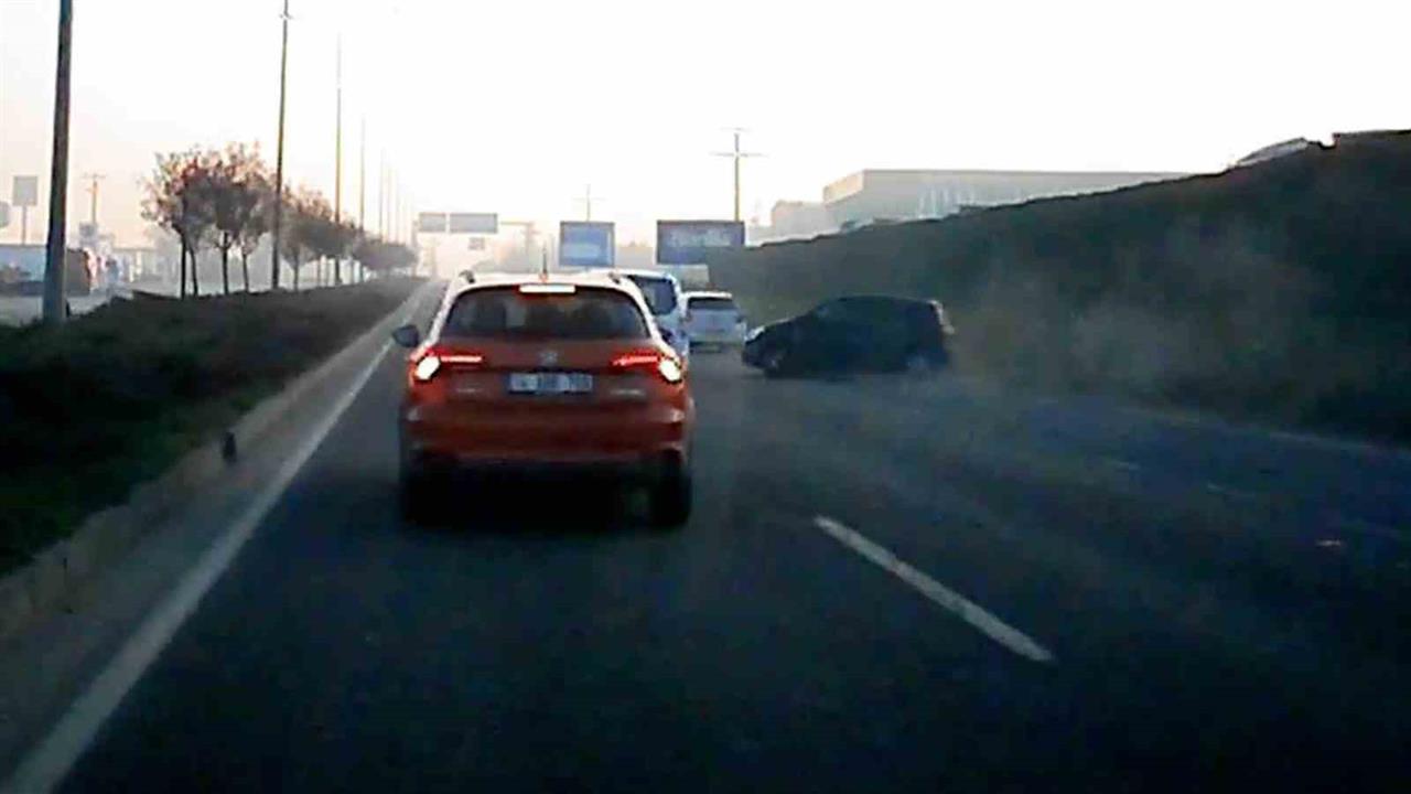 Bolu D-100 Kara Yolunda Meydana Gelen Kazada 1 Yaralı