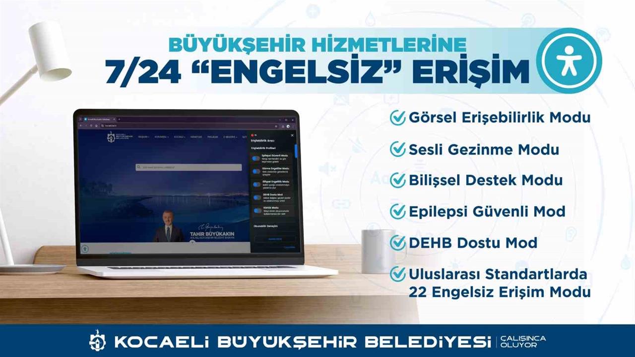 Kocaeli'de Engelli ve Yaşlılar İçin Dijital Erişim Kolaylığı Sağlandı