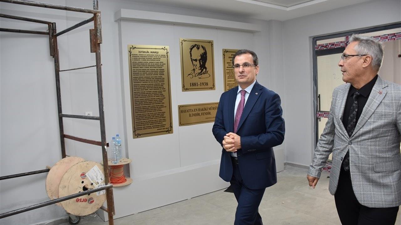 Manisa Salihli'de Hayırsever Prof. Dr. Veli Kemal Ceylan Tarafından Yapılan Anaokulu Açılışa Hazırlanıyor