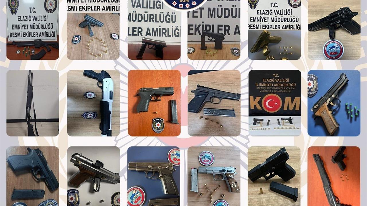 Elazığ'da Yapılan Operasyonlarda 95 Aranan Şüpheli Tutuklandı
