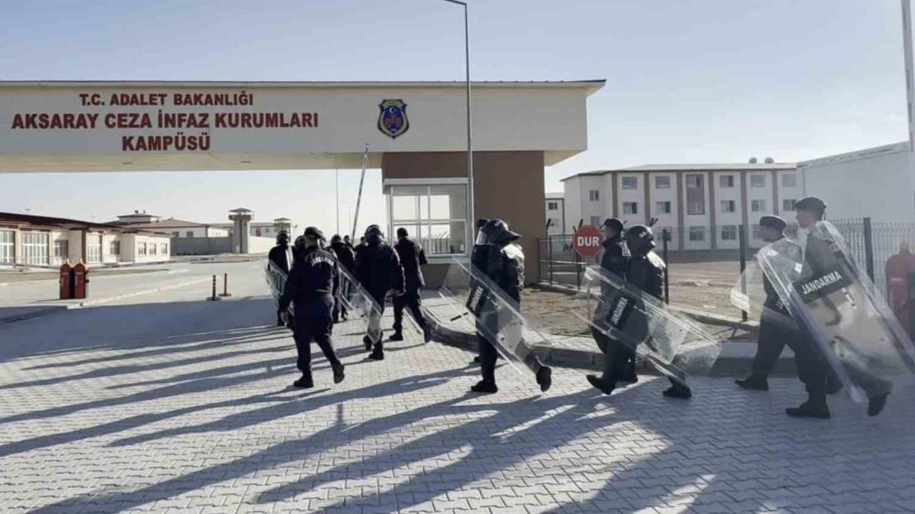 Aksaray'da Cezaevinde Yapılan Tatbikat, Ekipleri Harekete Geçirdi