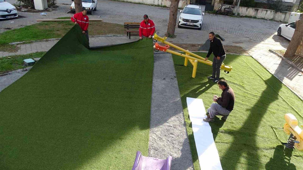 Söke'de Yenicami Mahallesi'nde Park Yenileme Çalışması Tamamlandı