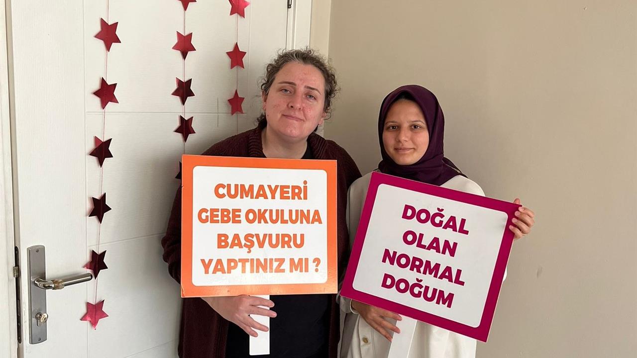 Düzce Cumayeri'nde Gerçekleştirilen Farkındalık Etkinliğinde Normal Doğum Teşvik Edildi