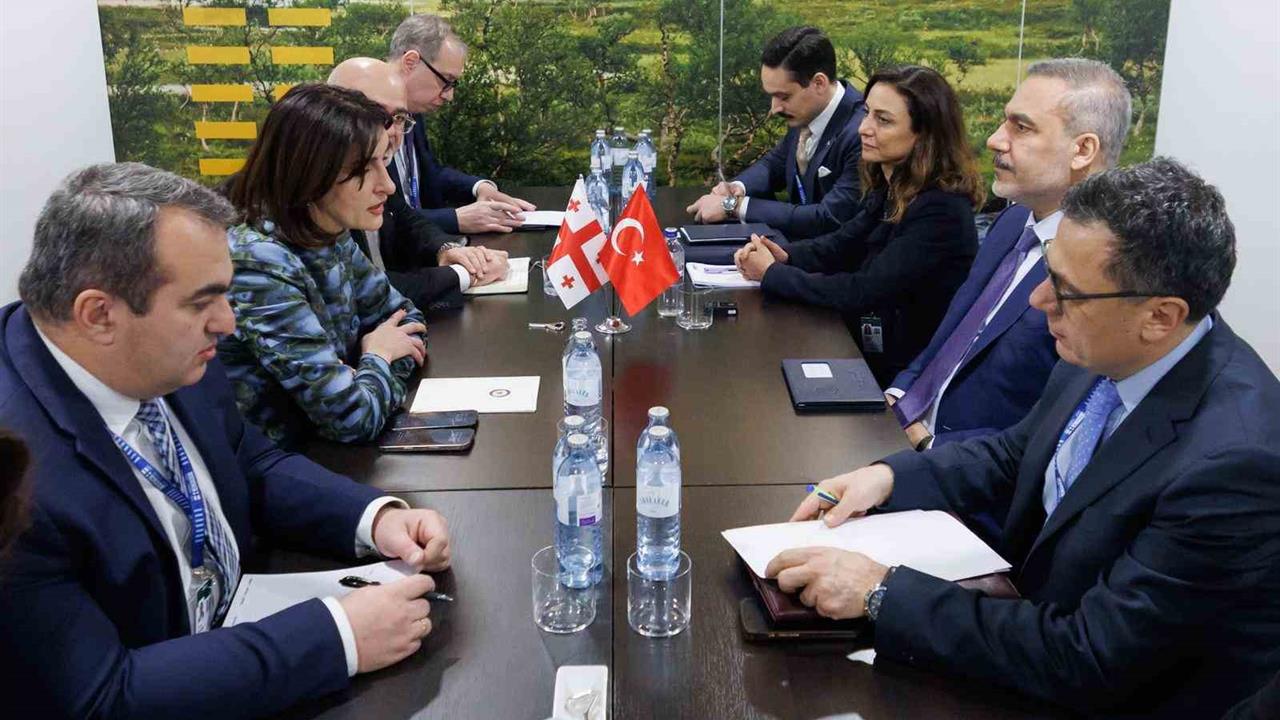 Viyana'da Dışişleri Bakanı Hakan Fidan ile Gürcü Mevkidaşı Botchorishvili Görüştü