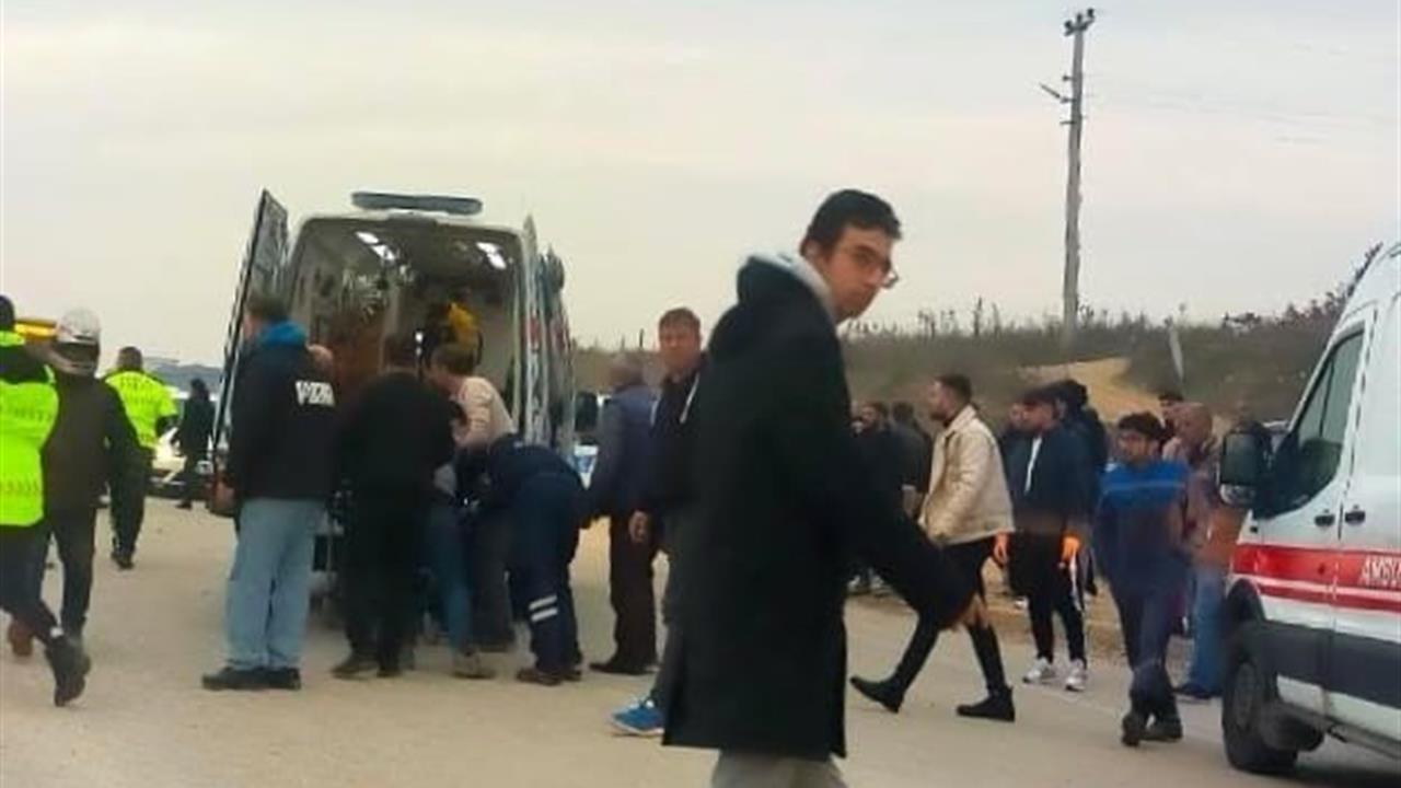 Bursa İnegöl'de Otomobil ile Motosikletin Çarpışması Sonucu 1 Ölü 1 Yaralı