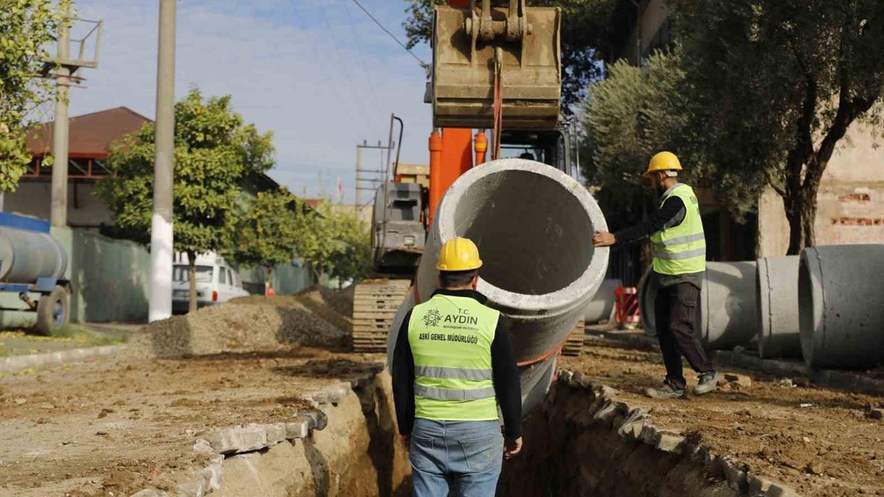Aydın Germencik'te 27 Milyon TL’lik Yağmursuyu Altyapı Çalışmaları Başladı