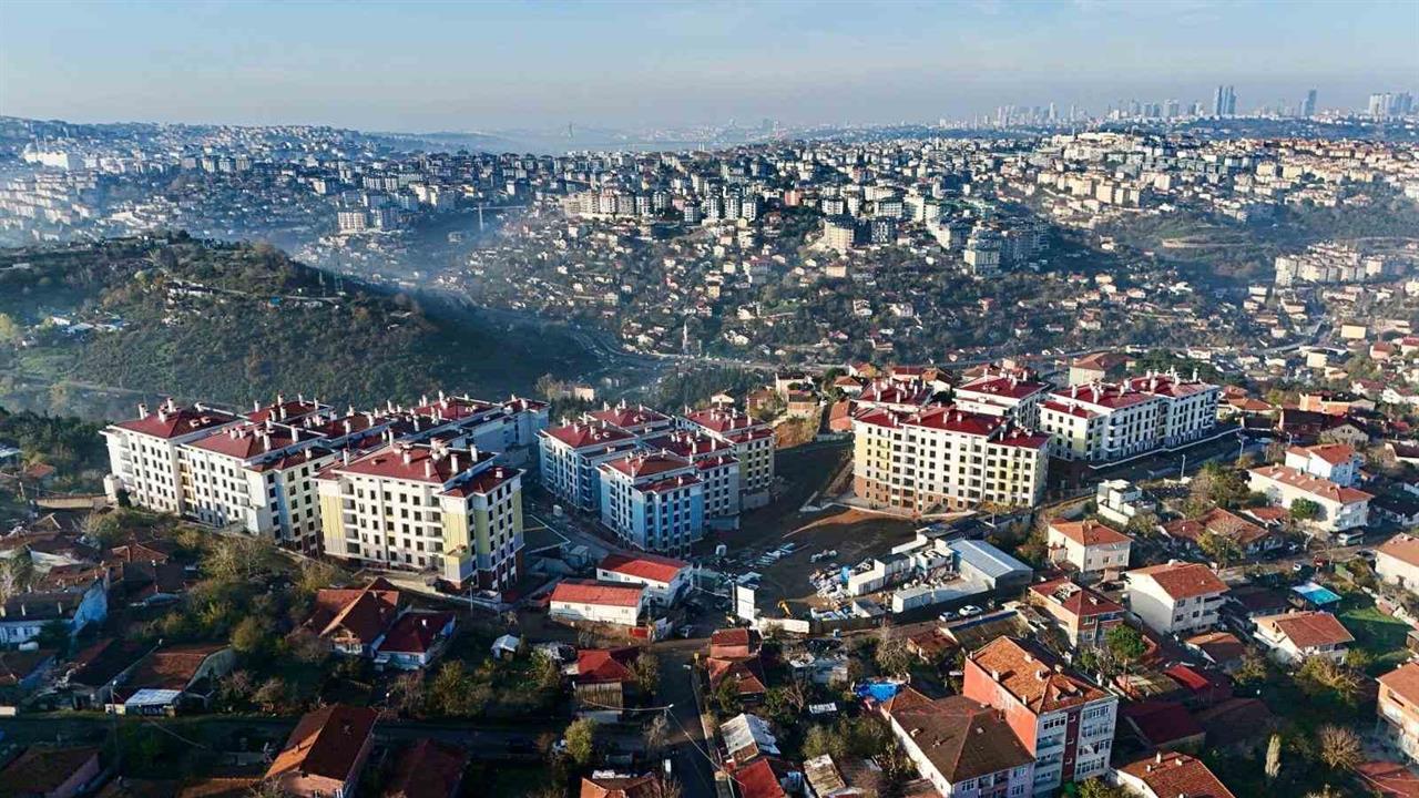 İstanbul Ümraniye'de Hekimbaşı Mahallesi'nde Kentsel Dönüşüm Projesi Yüzde 95 Tamamlandı