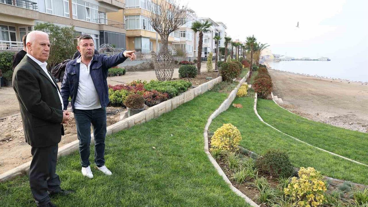 Mudanya'da Hayata Geçirilen İstasyon Caddesi Projesi Tamamlanma Aşamasında