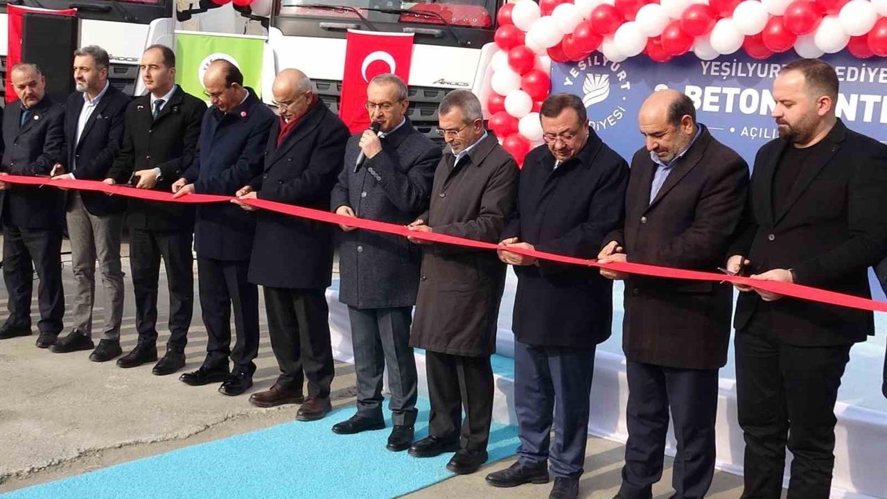 Malatya'da 70 Milyon TL'lik Yeni Beton Santrali Hizmete Girdi