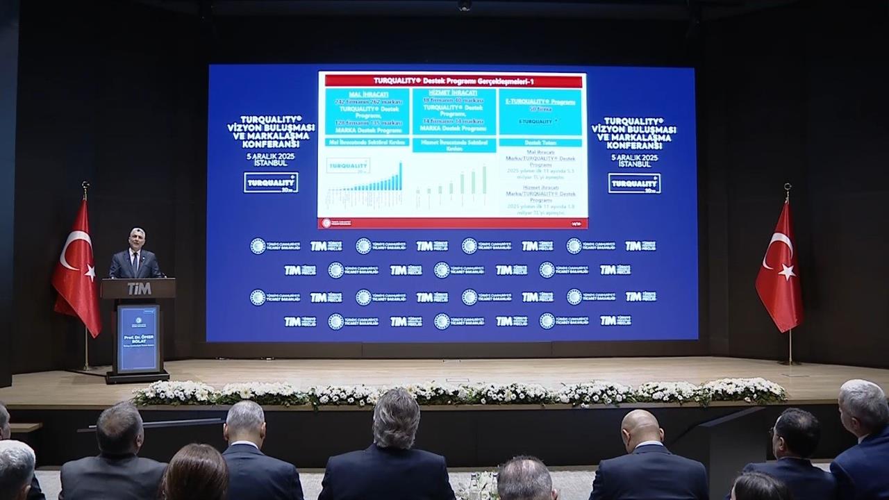 İstanbul'da Bakan Bolat: "Hedefimiz 2030'da 500 milyar dolar ihracat"