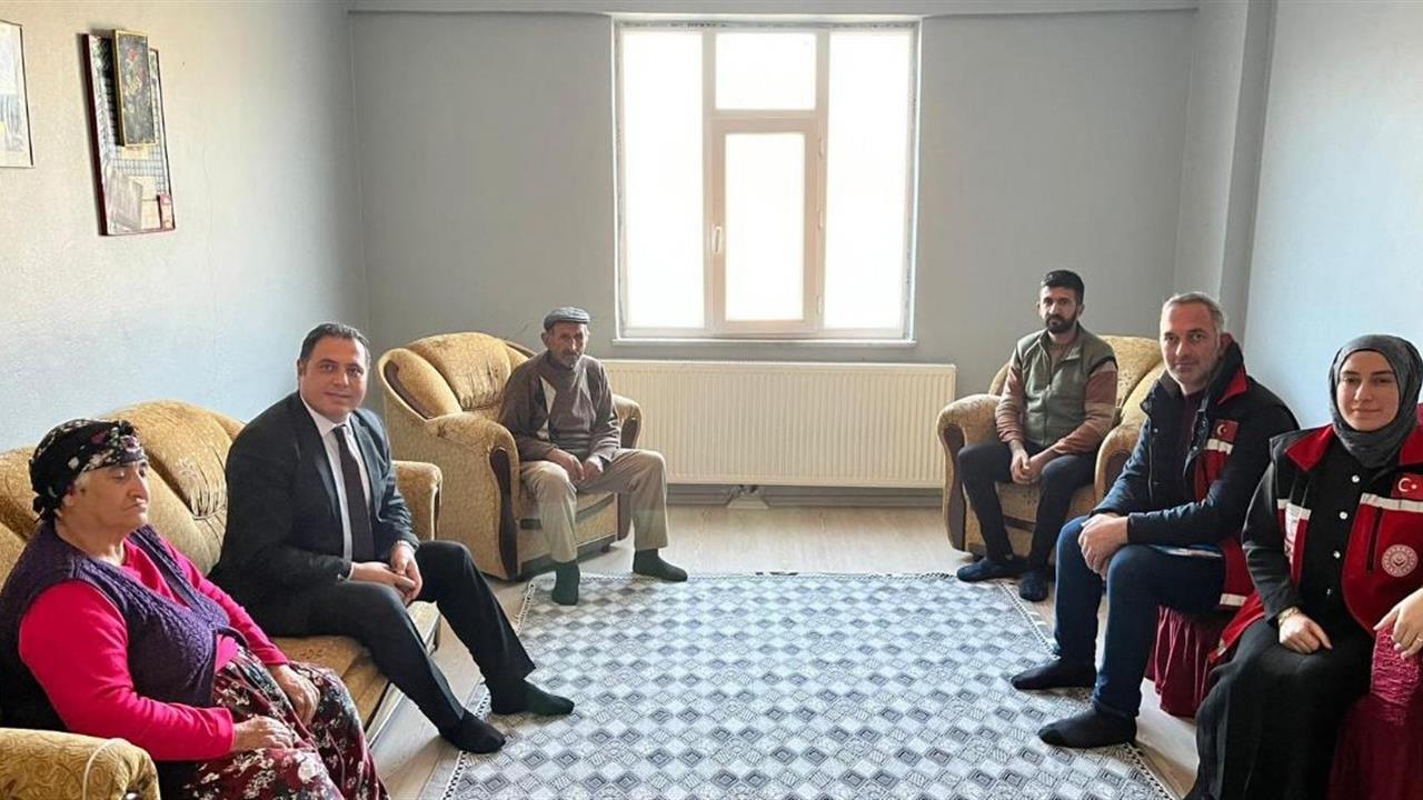 Kars Kağızman'da Şehit ve Gazi Aileleri Ziyaret Edildi