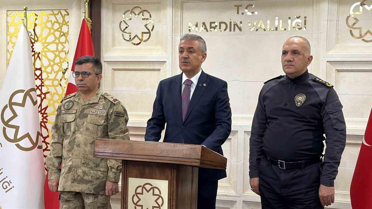 Mardin'de Vali Akkoyun'un Başkanlığında Güvenlik Toplantısı Gerçekleştirildi