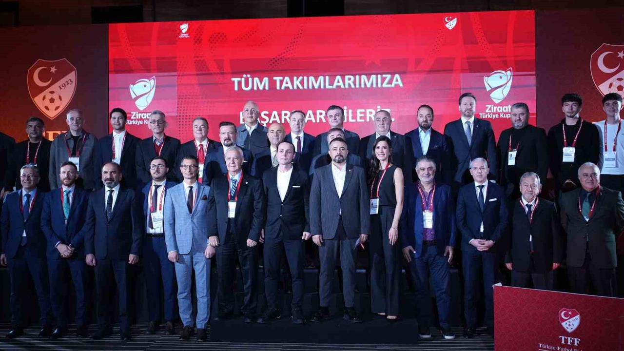 İstanbul'da Ziraat Türkiye Kupası Kura Çekimi Gerçekleşti