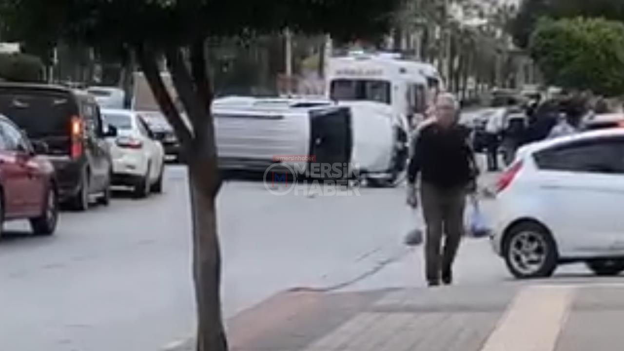 2. Çevreyolu'nda Kaza: Hafif Ticari Araç Yan Yattı, Sürücü Yaralandı!