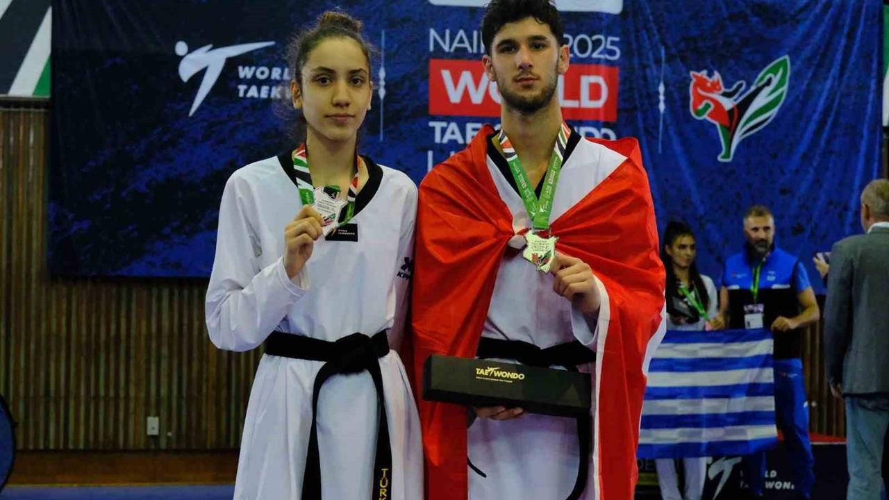 İstanbul'da Düzenlenen Dünya Ümitler Taekwondo Şampiyonası'nda İki Gümüş Madalya Elde Edildi